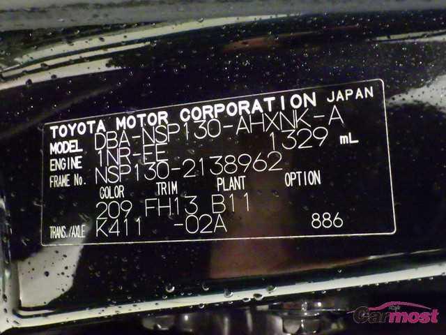 2013 Toyota Vitz 01822704 Sub13