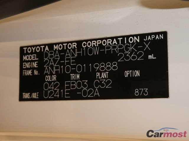 2005 Toyota Alphard V CN 04089342 Sub17