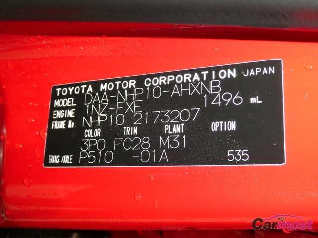 2013 Toyota AQUA CN 04394501 Sub18