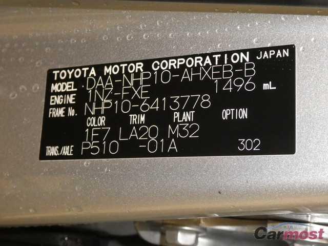 2015 Toyota AQUA 06644914 Sub20