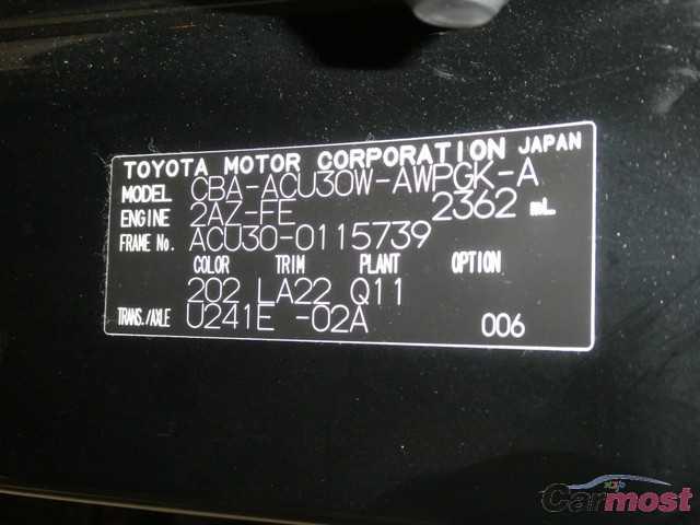 2010 Toyota Harrier CN 08851340 Sub16