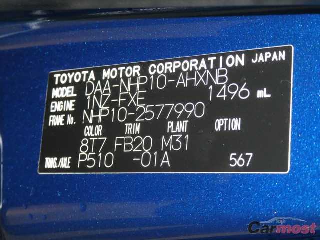 2016 Toyota AQUA CN 25065348 Sub16