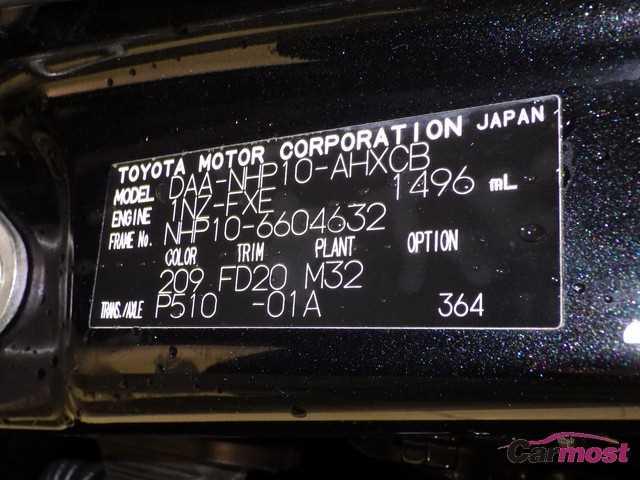 2017 Toyota AQUA CN 25073308 Sub18