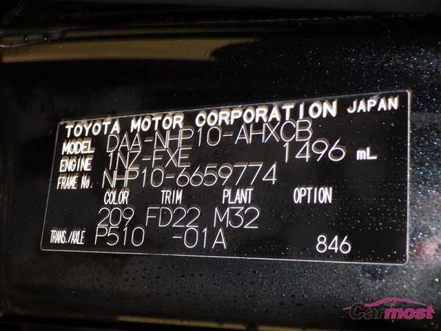 2017 Toyota AQUA 25087791 Sub17