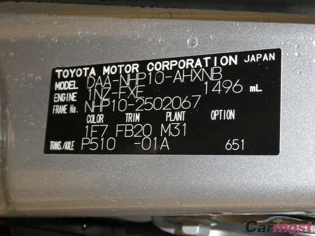 2016 Toyota AQUA CN 32170630 Sub13