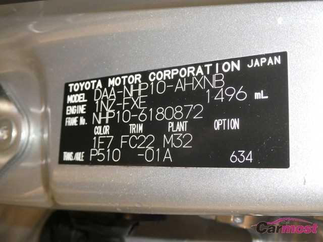 2013 Toyota AQUA CN 32422329 Sub19