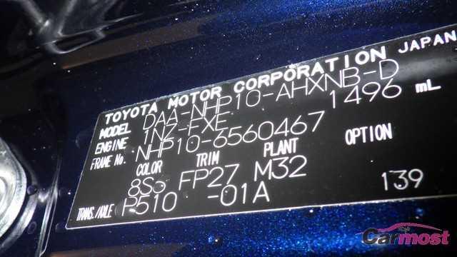 2016 Toyota AQUA CN E16-L64 Sub4
