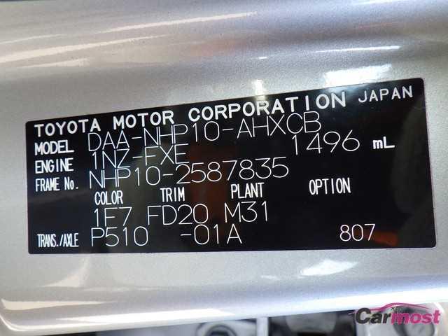 2017 Toyota AQUA CN F10-B38 Sub4