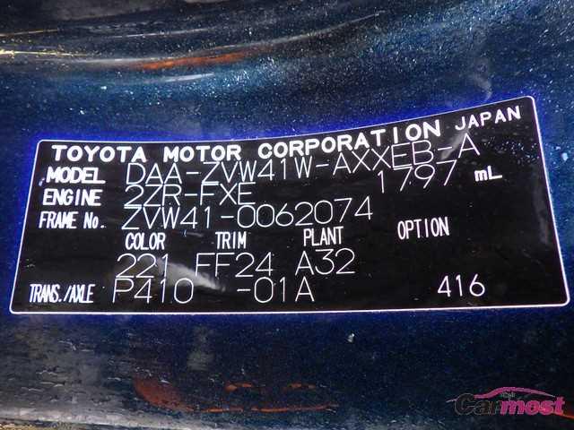 2017 Toyota PRIUS α CN F10-C16 Sub4