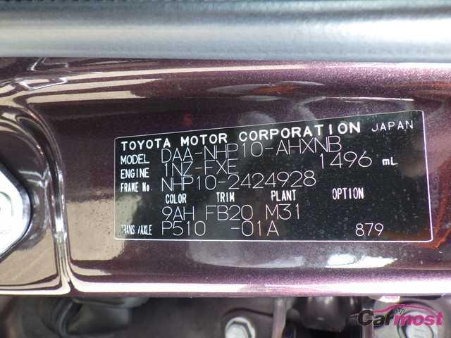 2015 Toyota AQUA CN F14-B34 Sub4