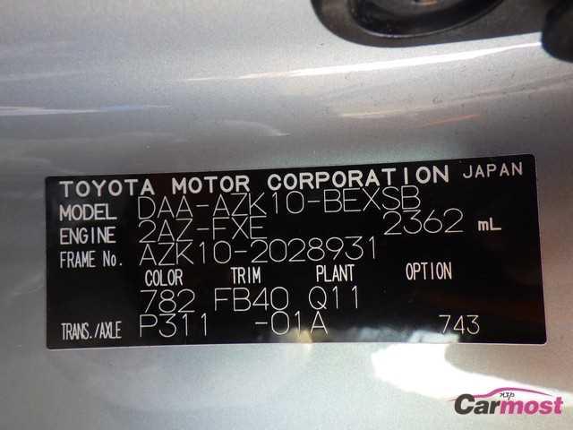 2010 Toyota SAI CN F14-D64 Sub4