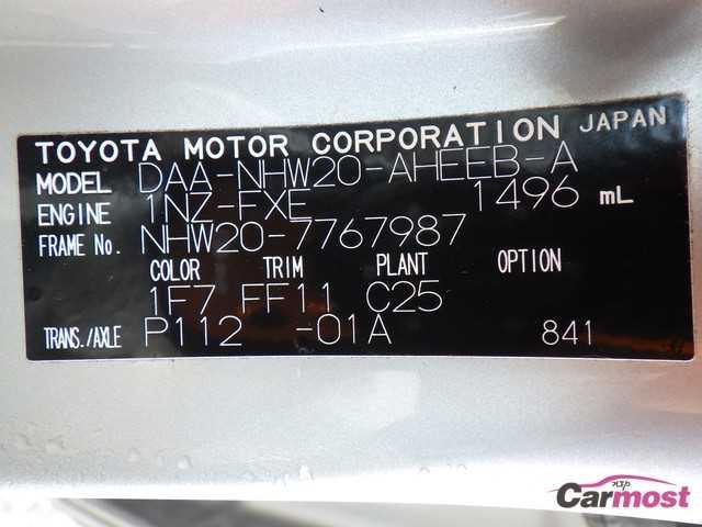 2008 Toyota PRIUS CN F15-C19 Sub4
