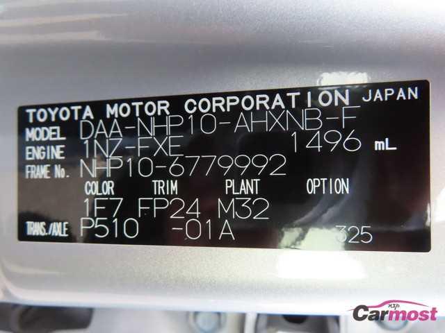2018 Toyota AQUA CN F15-H05 Sub4