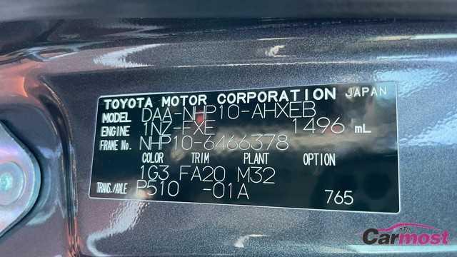 2015 Toyota AQUA CN F17-A96 Sub4