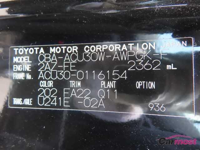 2010 Toyota Harrier CN G06-E42 Sub4