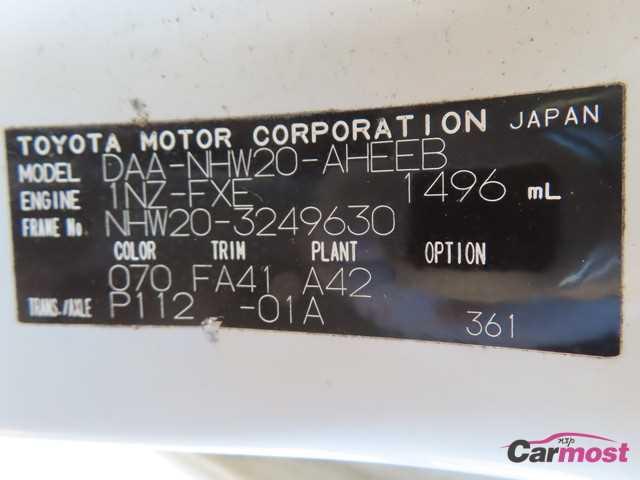 2007 Toyota PRIUS CN G07-C37 Sub4