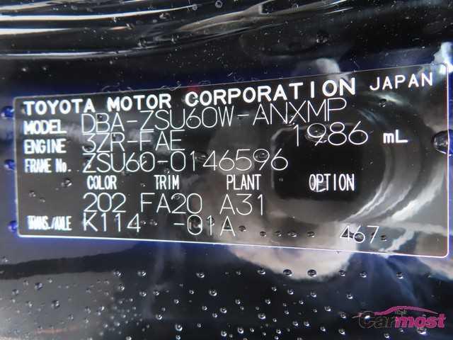 2018 Toyota Harrier CN G13-D34 Sub4