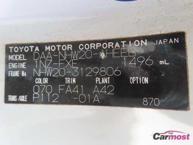 2005 Toyota PRIUS CN G14-F53 Sub4