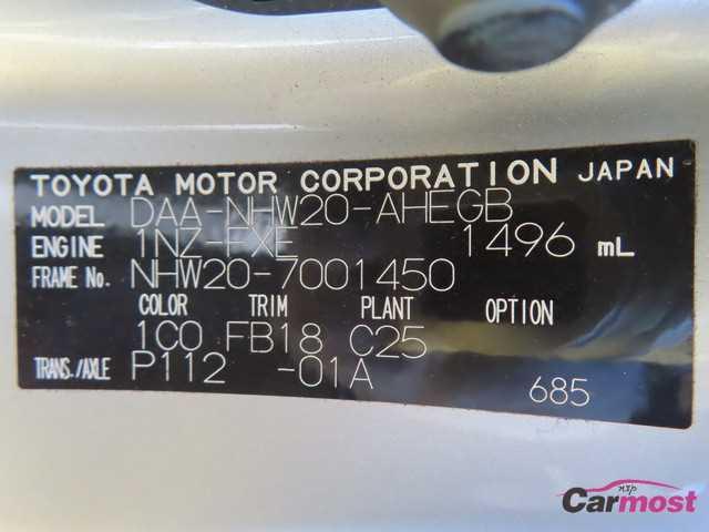 2004 Toyota PRIUS CN G24-C96 Sub4